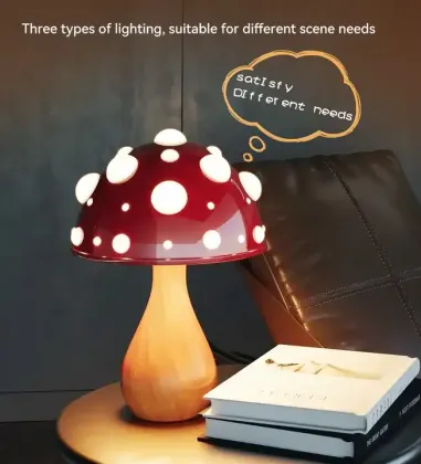 Matsutake Modern Indoor Bedside Decorative Table Lamp