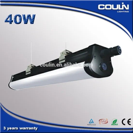 Coulin Epistar SMD2835 40W 1200mm 4ft black P65 fixture led tri-proof light