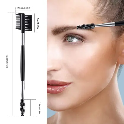 Custom Best Comb Eyebrow Eyelash Make Up Brush