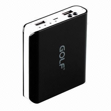 6,600mAh Power Bank with Dual USB Outputs and LED Torch