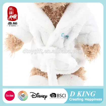 Bath clothe shitting teddy bear plush bear brown bear