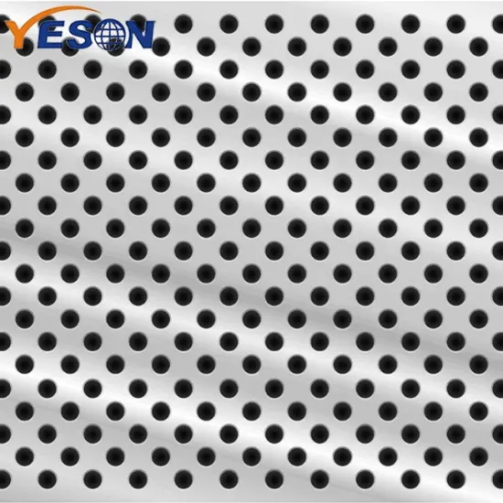 Aluminum Perforated Screen Plate Metal Mesh for Speaker Protection ISO9001 Certified