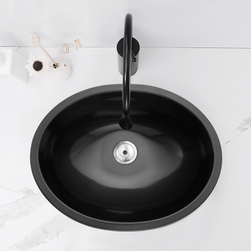 Hongdec Black SS304 Badezimmerschiffswaschbecken