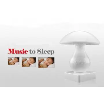 Mushroom designed sense light body  feeling usb speaker for laptop