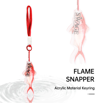SWAGE Attack Series Keyring-Flame snapper
