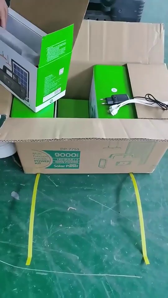 Solar System with Lighting Kits for Indoor