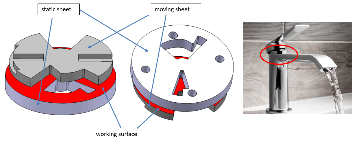 Ceramic seal disc