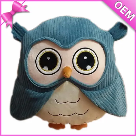 8" Standing Adorable Kids Owl Plush Toys Wholesale, Big Eyes Cute Plush Toy, Big Eyes Soft Plush Owl Toy
