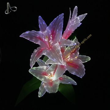 Cool Design 4W LED Optical Fiber Luminous Flower Light for Room Decoration