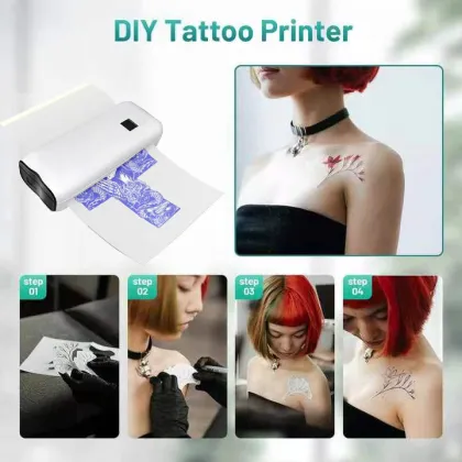 Tattoo Kit: Transfer Stencil Machine Copier Printer Thermal Kit