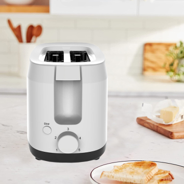 Betaalbare 2-slice elektrische broodbrood met verwijderbare kruimelvak en coole touch-technologie