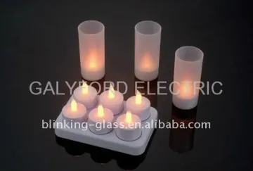 Led Rechargeable candle - 6pcs/set