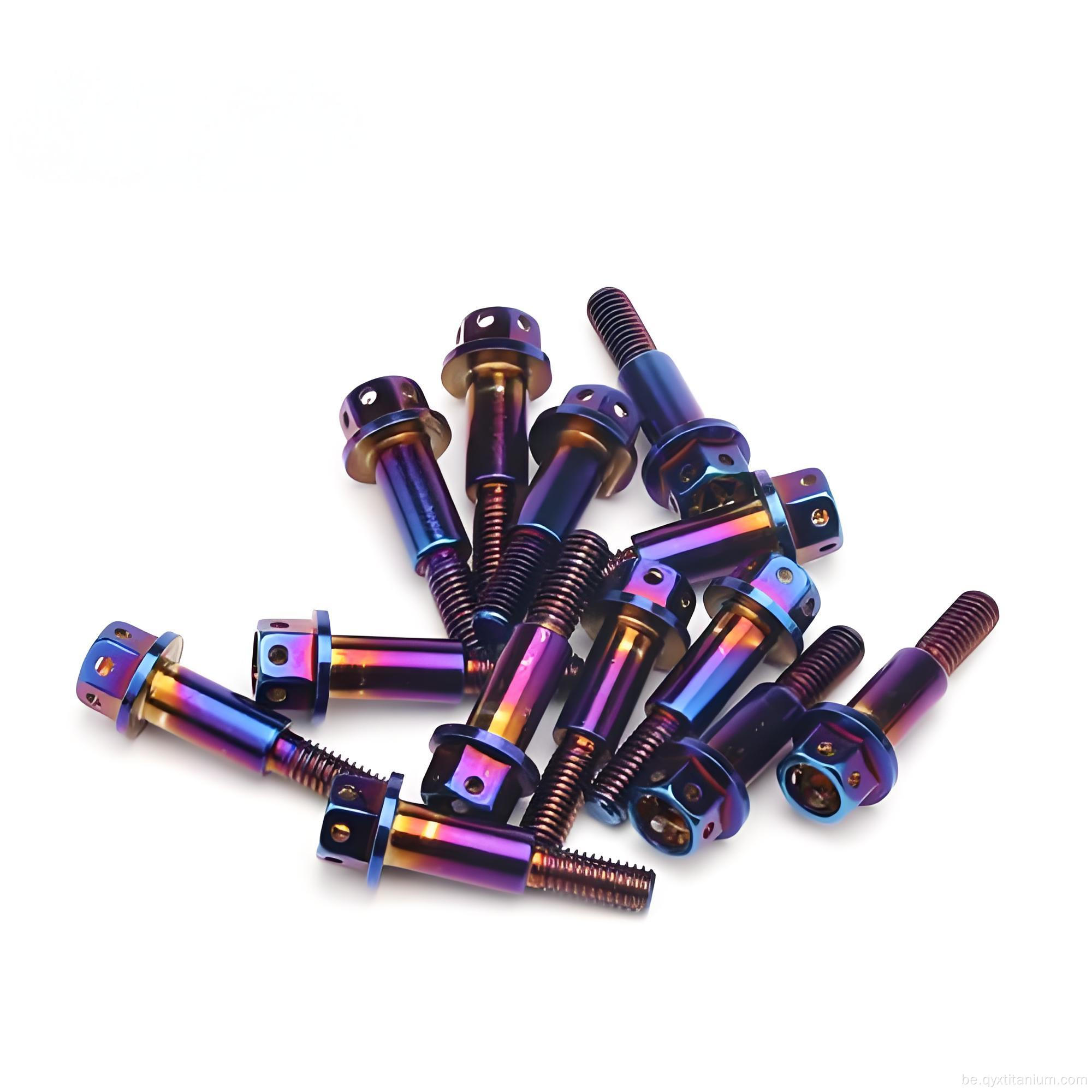 Індывідуальная апрацоўка тытанавай фланцавай галоўкі Hex Bolt