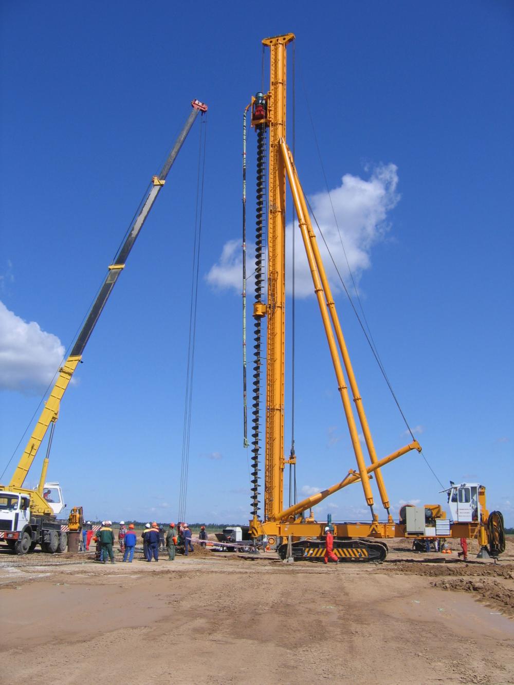 JZL90 Jalan Pembinaan Pneumatik Pile Driver