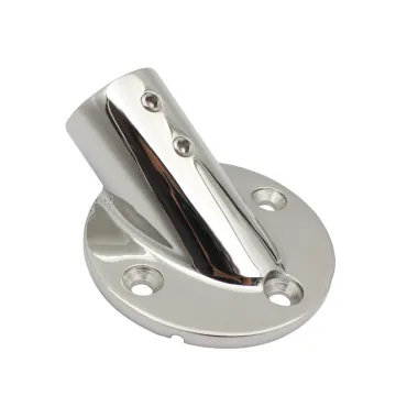 316 Stainless Steel 30 Degree Round Pipe Seat Flange Yacht Accessories Marine Hardware