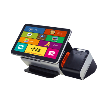 Zhongji A9 Sistema POS a doppio touchscreen per piccoli negozi