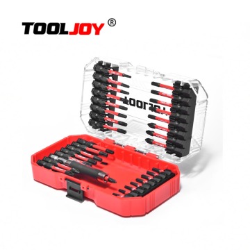 TOOLJOY 33PCS Spline Square Screwdriver Bit Set: Impact Bit Set Box & Screwdriver Sets