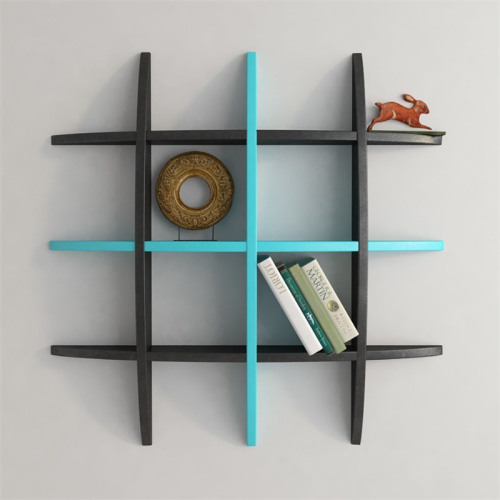 Wooden Detachable Modern Floating Wall Shelf