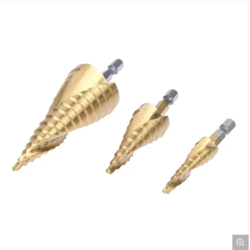 power tools titanium coated HSS Step Drill Sets