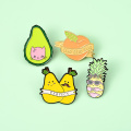 Fresh Fruit Enamel Pin Pear Peach Pineapple Lemon Avocado Badge Custom Brooches Lapel pin Jeans shirt Bag Plant Jewelry Gift