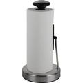 Brushed Chrome Standing Roll Paper Towel Holder