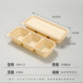 Caixa bento de três compartimentos (1:1:1)