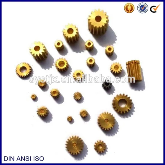 China products toy small module brass copper pinion