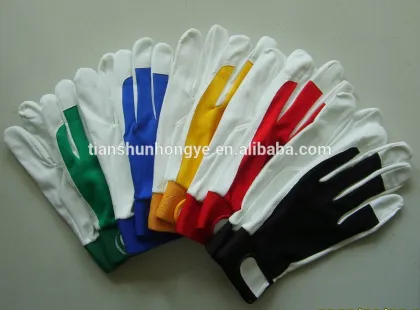 White sheepskin leather driving gloves