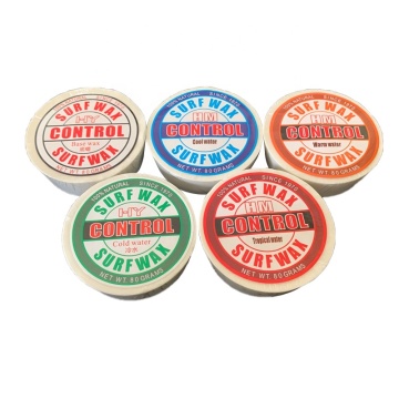 Tropical to Cold Water Surf Wax for Skimboarding and Surfing