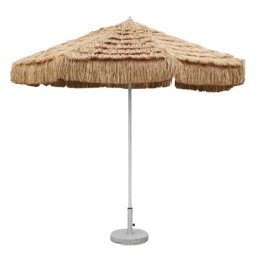 Hawaii Beach Style Simulated Straw Patio Umbrella