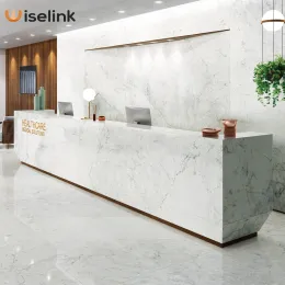 solid surface countertops reception desk