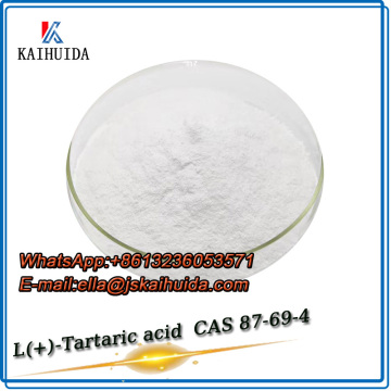 Alimento aditivo L (+) -tartarico CAS 87-69-4