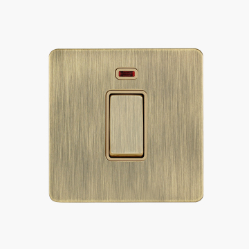 OEM Hotel Household 1 Gang 45A DP Wall Electric Switch Socket