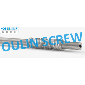 Involute Spline Core Shaft for Screw Elements and Segmented Cylinder