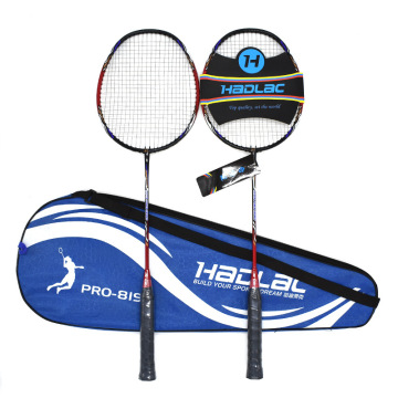 Adult Carbon Alloy Badminton Racket with Thickened Sponge for Training