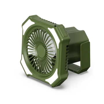 10000mAh Outdoor Rechargeable Camping Light with Fan and Power Bank