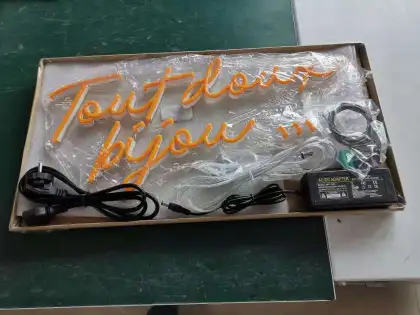 Enchanted Love: 'Happily Ever After' & Sweet Heart Neon Signs