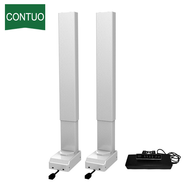 Adjustable Height 2 Stage Electric Desk Lifting Column