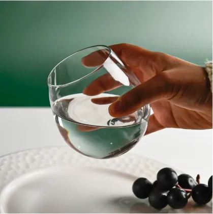 Japanese Style Glass Feng Shui Cup