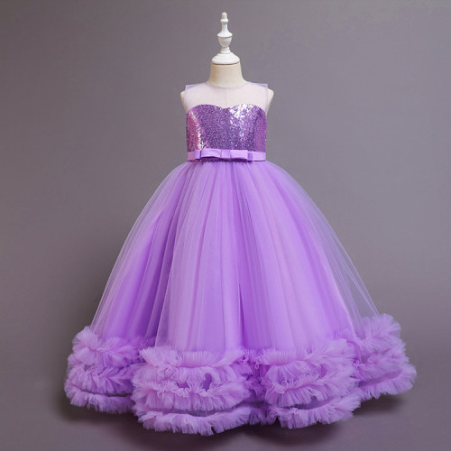 Suministro de fábrica Sequin Children Girls Dress