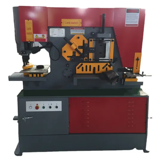 Customizable Channel Steel Ironworker with Hydraulic Hole Punching and Shearing for Metal Forming