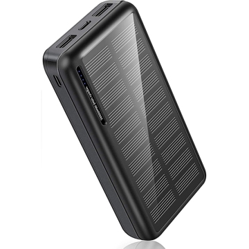 Zewnętrzna ładowarka z zasilania energią o długości solarów 30 000 mAh przenośna ładowarka akumulatorowa