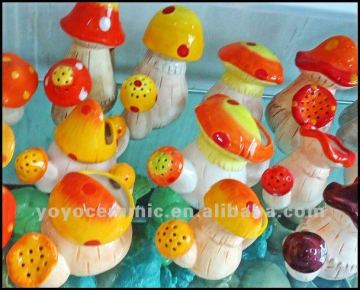 small ceramic mushrooms watering pot