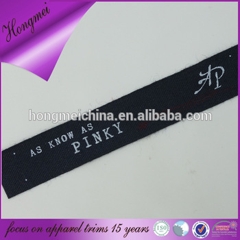cotton fabric printed labels made in china label