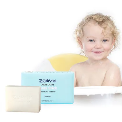 Private Label Kids Bath Soap: Nourishing Shampoo and Body Wash with Suds Stick Solid Formula