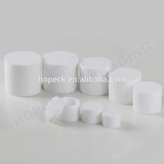 round shape double-wall PP cream jar