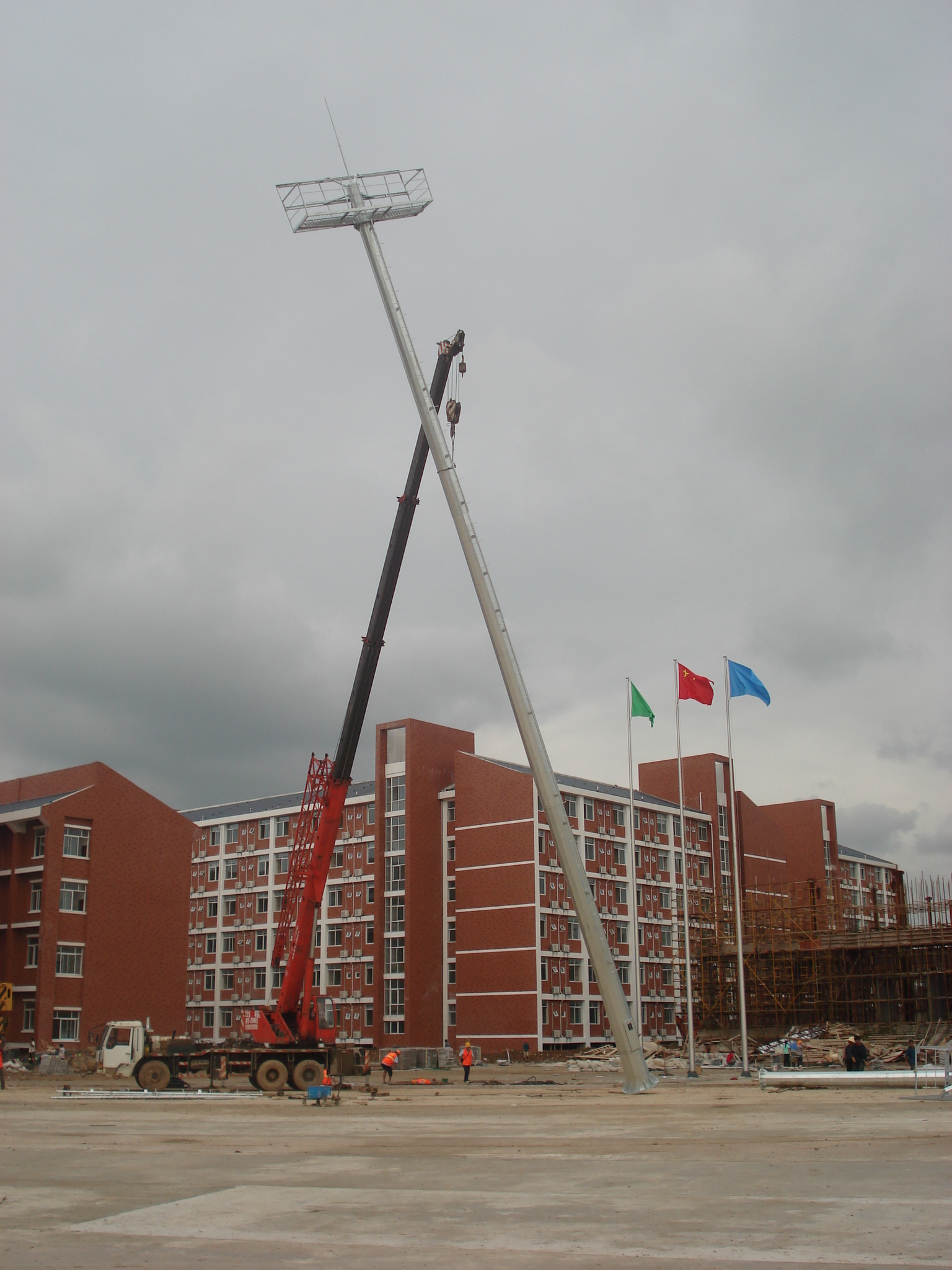 high Mast lighting installation