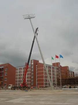 Galvanized High Mast Lighting With Sodium Lamp