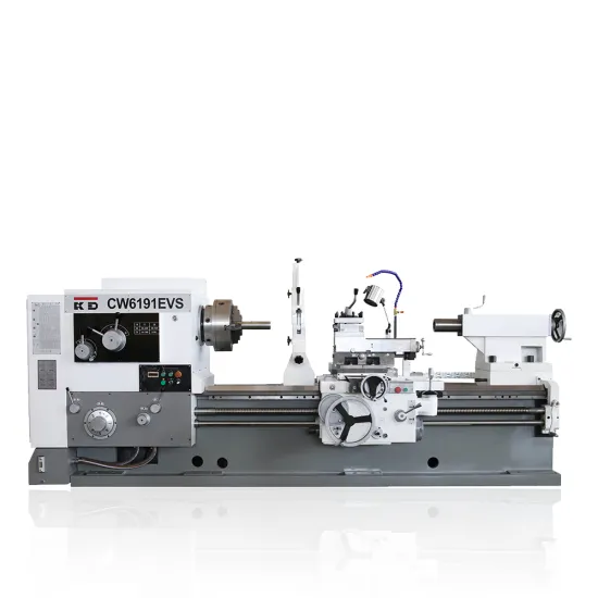 Manual Lathe Machine with 210mm Spindle Bore: CW6261B Portable Torno for Metal Working