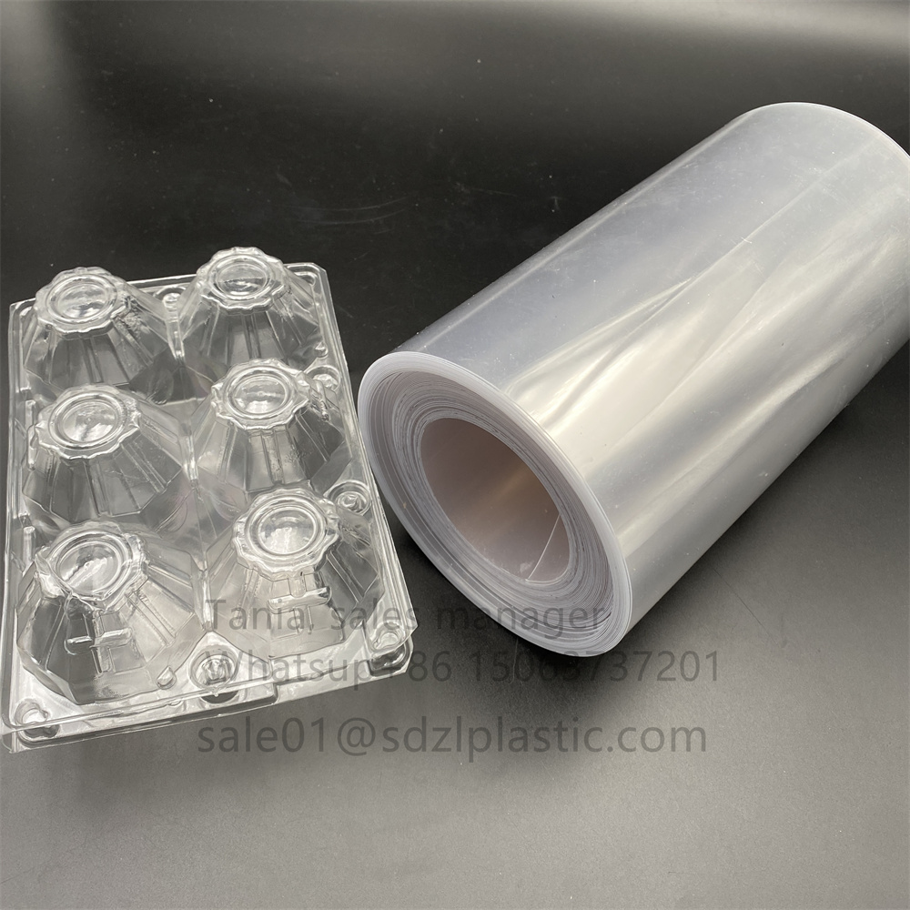 Clear Pet Plastic Film Rigid for Thermoforming China Manufacturer